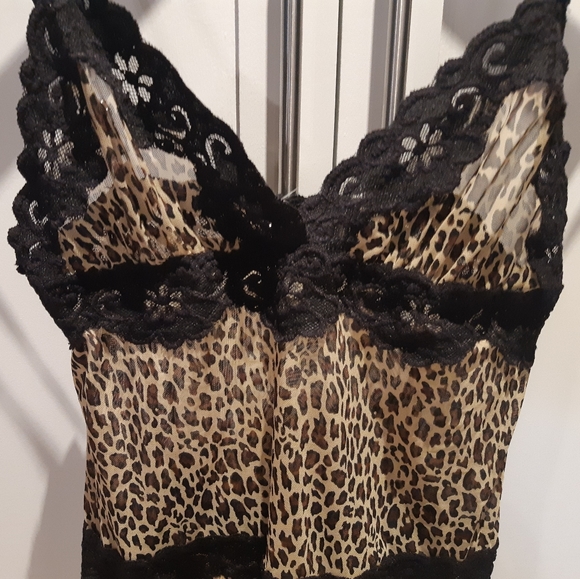 NWOT Rampage Leopard Print & Lace Lingerie - Picture 3 of 6